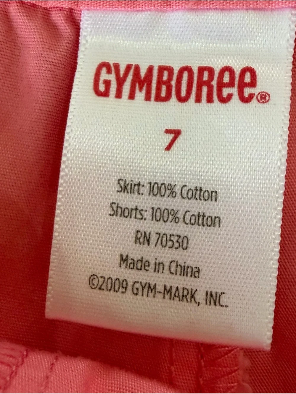 Gymboree Tulip Garden Scalloped Tiered Skirt Skort Girls 7